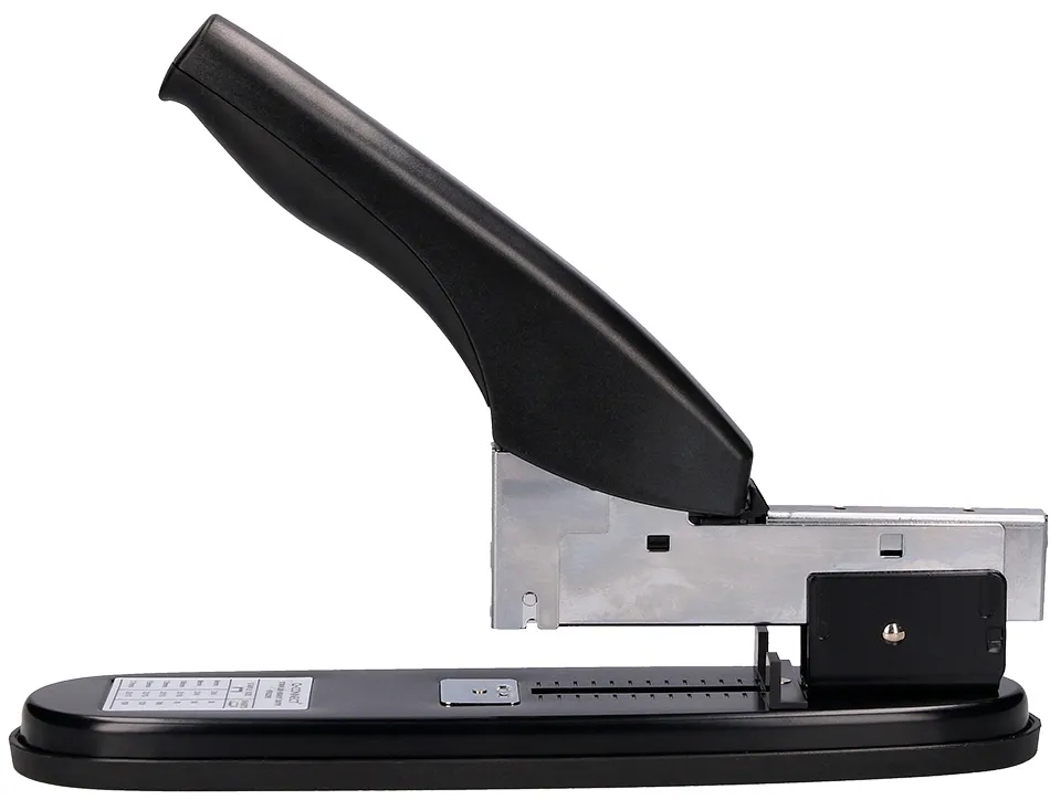 Agrafeuse q-connect grande cap acité économique capacité 150f coloris noir métal