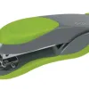 Agrafeuse q-connect plastique 40x55x135mm 30 feuilles agrafes 24/6 et 26/6 coloris ve rt/gris