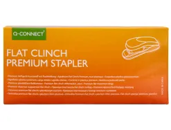 Agrafeuse q-connect plastique 40x65x145mm 30 feuilles agrafes 24/6 et 26/6 coloris ve rt/gris