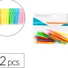 Aiguilles en plastique sodertex 7 x 0,1 cm 32 pcs coloris assortis