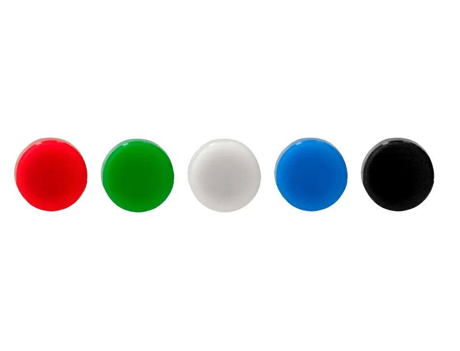 Aimant liderpapel ecouse pp 20mm pour tableaux magnetiques coloris assortis boite 10 unites