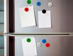 Aimant liderpapel ecouse pp 35mm pour tableaux magnetiques coloris assortis boite 10 unites