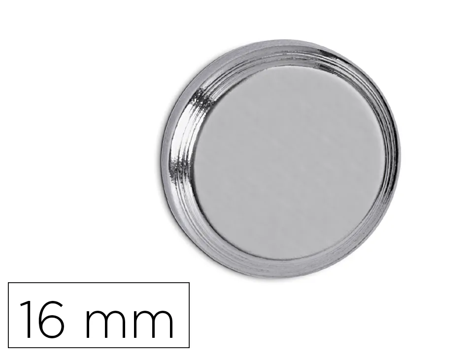 Aimant maul neodyme diam. 16mmportee 5kg coloris argent
