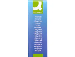 Aimant q-connect diamètre 35mm affichage signalisation toutes surfaces métalliques coloris assortis boîte 10 unités