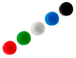 Aimant q-connect diamètre 35mm affichage signalisation toutes surfaces métalliques coloris assortis boîte 10 unités