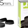 Aimant q-connect diamètre 35mm affichage signalisation toutes surfaces métalliques coloris noir boîte 10 unités