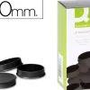 Aimant q-connect diamètre 20mm affichage signalisation toutes surfaces métalliques coloris noir boîte 10 unités