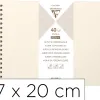 Album a personnaliser clairefontaine couverture rigide reliure integrale bronze 27x20cm 40feuilles 200g ivoire irisee