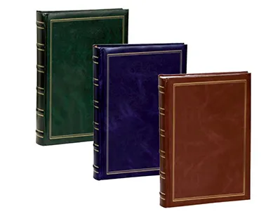 Album photos walther classique format 235x365mm 100f blanches capacité 300 photos 11.5x15cm