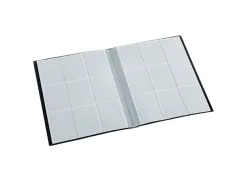 Album viquel cartes a collectionner a4 pp fermeture elastique capacite 288 cartes coloris noir