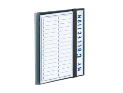 Album viquel cartes a collectionner a4 pp fermeture elastique capacite 288 cartes coloris noir