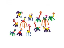 Animatch miniland jeu de connexion animaux avec tete jambes queues cretes articulations mobiles 31