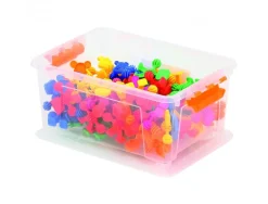 Animaux souples a connecter vinco educational plastique souple et silencieux diametre 6 cm 72 pieces