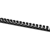 Anneau plastique à relier q-connect capacité 150f 18mm diamètre coloris noir boîte 50 unités
