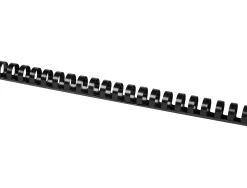 Anneau plastique à relier q-connect capacité 150f 18mm diamètre coloris noir boîte 50 unités
