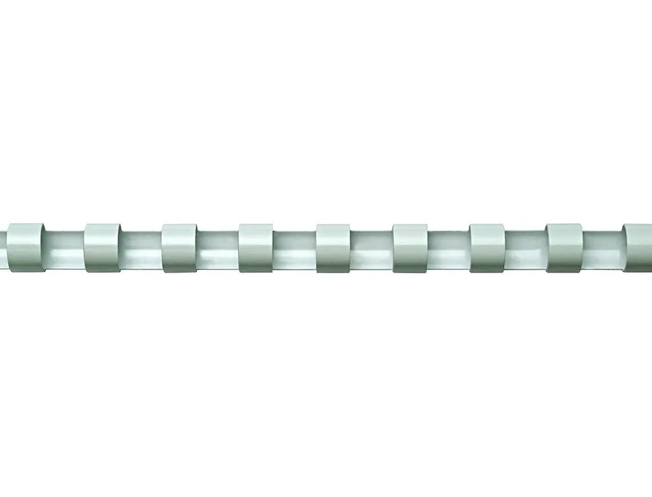 Anneau plastique à relier fellowes dos rond capacité 100f 14mm diamètre 300mm longueur coloris blanc boîte 100 unités