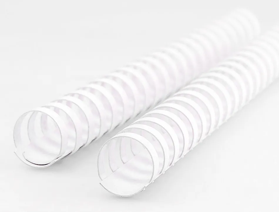Anneau plastique à relier q-connect capacité 100f 14mm diamètre coloris blanc boîte 100 unités