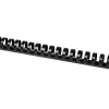Anneau plastique à relier q-connect capacité 200f 25mm diamètre coloris noir boîte 50 unités
