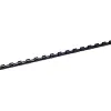 Anneau plastique à relier fellowes dos rond capacité 40f 8mm diamètre 300mm longueur coloris noir boîte 100 unités