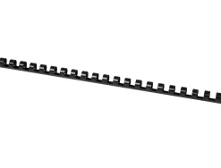 Anneau plastique à relier q-connect capacité 80f 12mm diamètre coloris noir boîte 100 unités