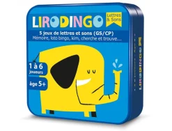 Apprendre a lire et a ecrire cocktail games lirodingo sons associes aux lettres 54 cartes 4 niveaux