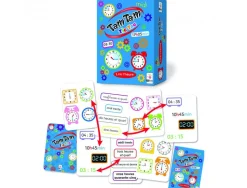 Apprentissage de l ehure et minutes ab ludis tam tam tic tac 8 etapes 42 cartes 1 a 4 joueurs