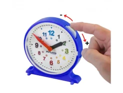 Apprentissage de l ehure et minutes miniland j apprends l heure 1 horloge 11 cm et 12 fiches d activites