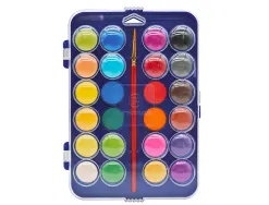 Aquarelle liderpapel avec palette et pinceau inclus 24 coloris assortis