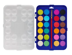 Aquarelle liderpapel avec palette et pinceau inclus 24 coloris assortis