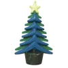 Arbre de noël en styropor à décorer pqt de 12u