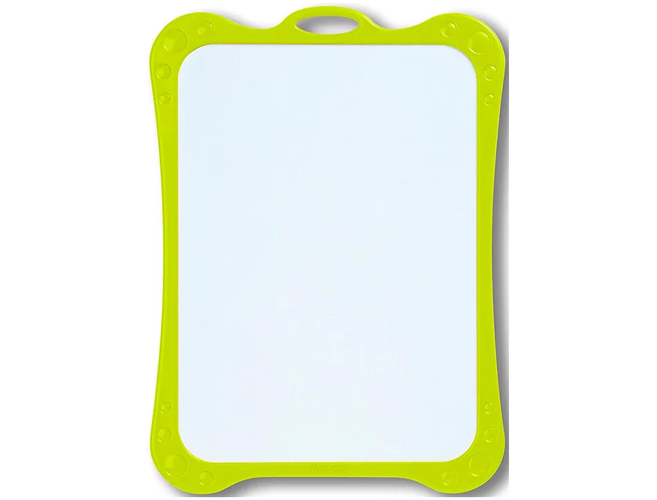Ardoise blanche maped 1 face uni et 1 face seyes 1 feutre 1 brosse 1 sachet brochable