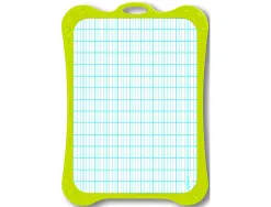 Ardoise blanche maped 1 face uni et 1 face seyes 1 feutre 1 brosse 1 sachet brochable