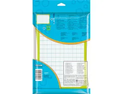 Ardoise blanche maped 1 face uni et 1 face seyes 1 feutre 1 brosse 1 sachet brochable