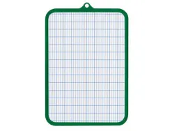 Ardoise blanche wonday plastique 19 x 26 cm double face