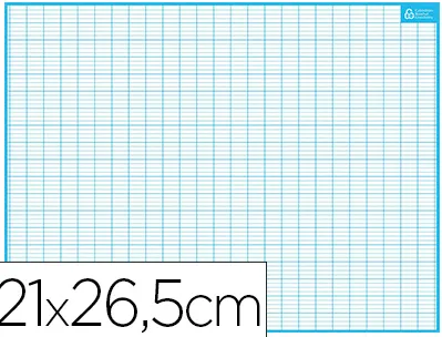 Ardoise bouchut grandrémy effaçable sec 1 face quadrillage 1 face séyès médium rigide format 21x26,5cm
