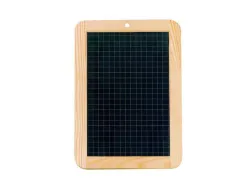 Ardoise noire jpc 180x260mm pierre naturelle cadre en bois