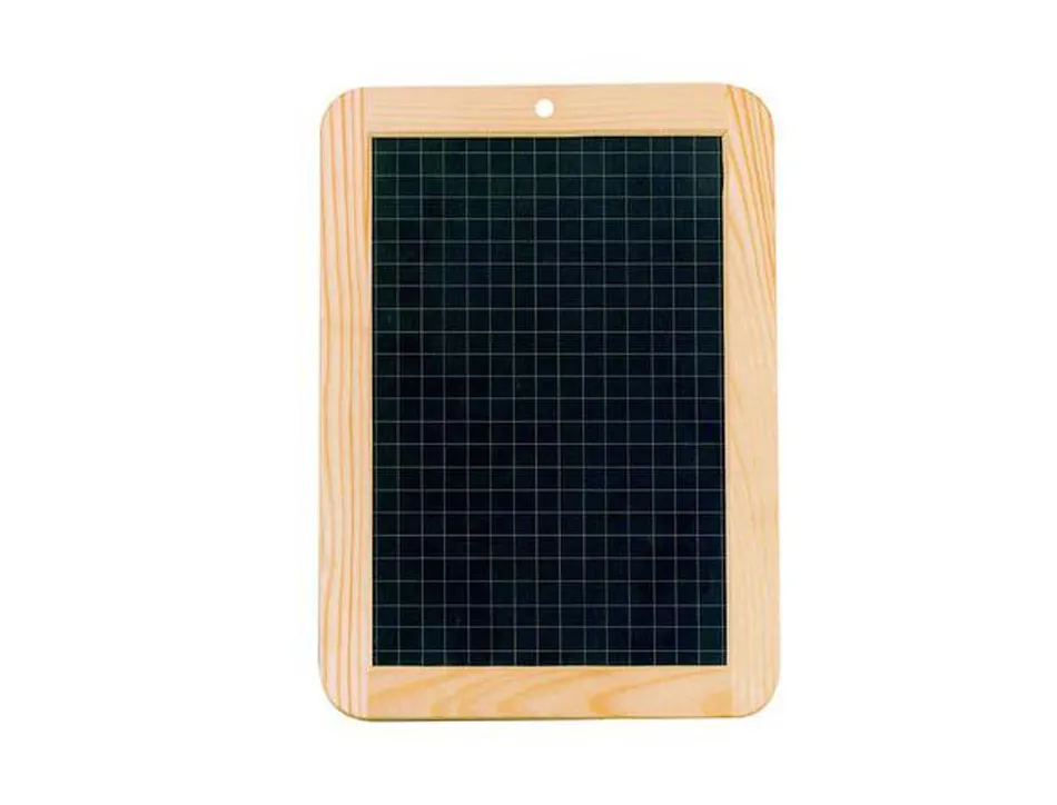 Ardoise noire jpc 180x260mm pierre naturelle cadre en bois