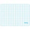 Ardoise wonday carton effaçable 17,6x25cm face seyes + unie coloris blanc