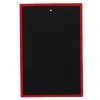 Ardoise wonday plastique 16x24cm 1 face quadrillee 1 face unie coloris noir