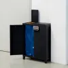 Armoire paperflow smart tri selectif eco-friendly capacite 40l coloris noir