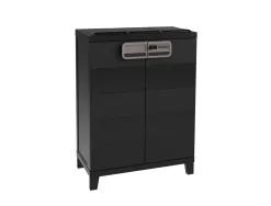 Armoire paperflow smart tri selectif eco-friendly capacite 40l coloris noir