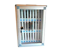 Armoire rangement cep mobisafe pour 24 telephones portables verrou securite cle numerotation emplacements