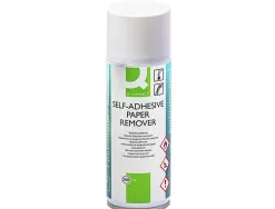 Aérosol q-connect décolle étiquettes adhésives en papier flacon 200ml