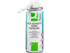 Aérosol q-connect décolle étiquettes adhésives en papier flacon 200ml