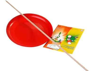 Assiette declic plastico rototech en polypropylène et livret plastique longueur 42cm