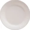 Assiette exacompta carton rond diam. 23cm coloris blanc paquet 50 unites