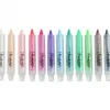 Assortiment crayons craies folia pour vitres effacable 12 unites coloris assortis