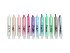 Assortiment crayons craies folia pour vitres effacable 12 unites coloris assortis