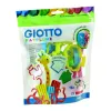 Assortiment emporte pieces canson plastique 4 cm et 1 rouleau en bois 16 unites coloris assortis