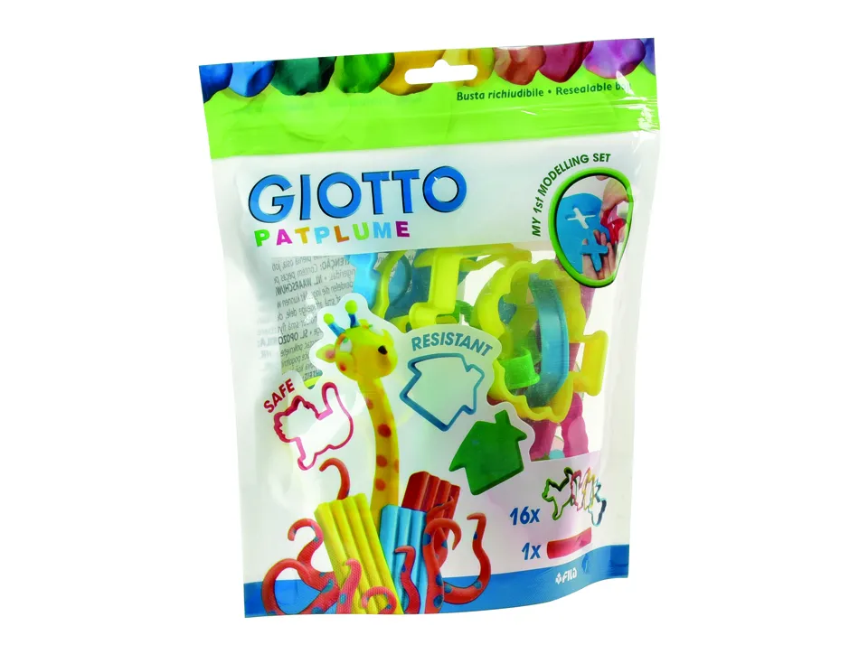 Assortiment emporte pieces canson plastique 4 cm et 1 rouleau en bois 16 unites coloris assortis